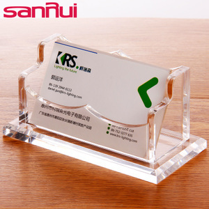 亞克力名片座 商務桌面的透明優(yōu)雅與創(chuàng)意實用